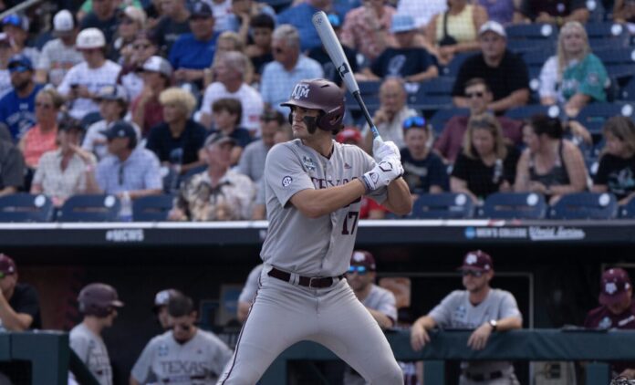 Texas A&M outfielder Jace LaViolette